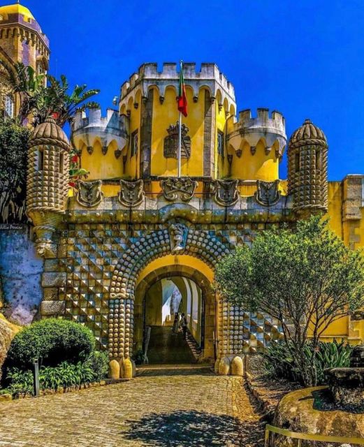 From Lisbon: Visit Queluz, Sintra, Cabo da Roca and Cascais - Pena Palace and Its Garden Corners: The Fairytale Part That Actually Makes Sense