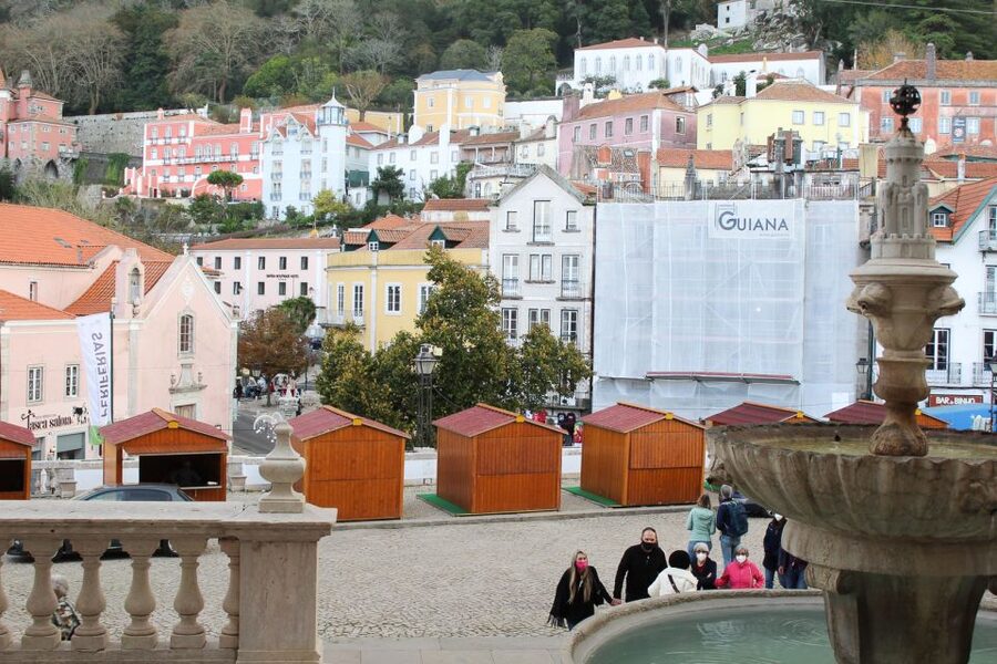 Lisbon: Sintra, Cascais, & Estoril Guided Day Tour - Pena Palace terrace: the Romantic view that earns its time