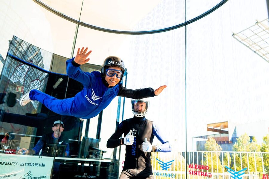 Lisbon/Sintra: Indoor Skydiving Experience - DreamFly Lisbon: what indoor skydiving really feels like