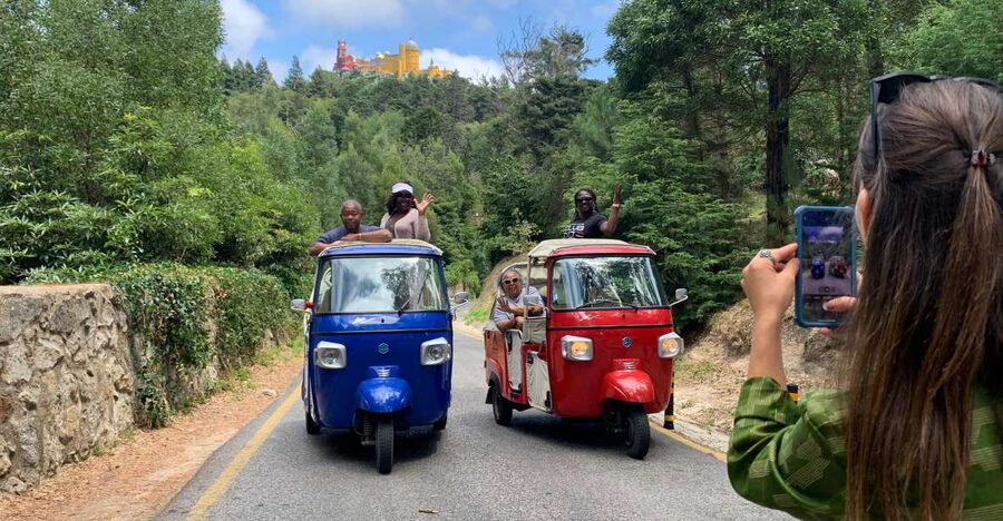 Private Tuk Tuk Tour in Sintra and Coast - Pena Palace from the best angle: Romanticism and the King-Artist angle