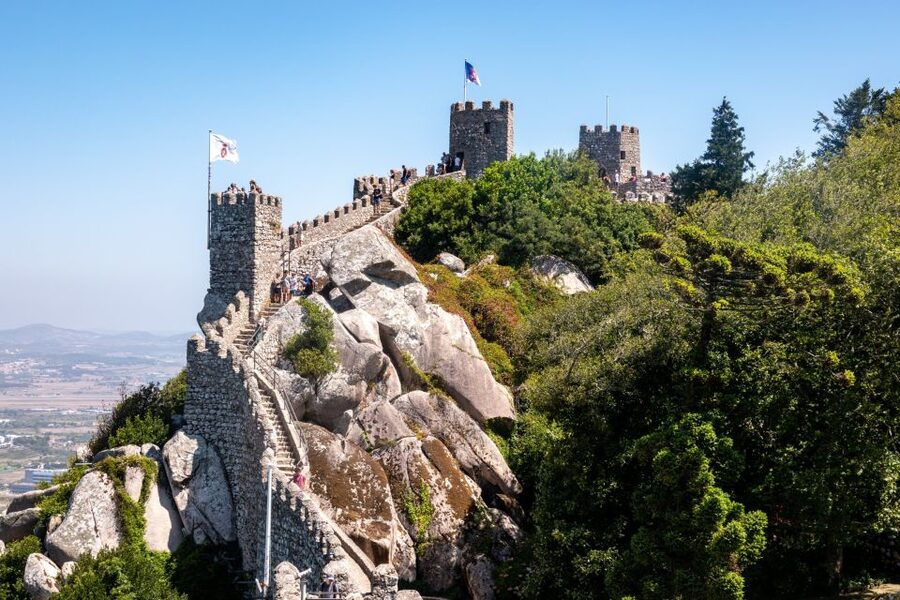 Sintra: Castle of the Moors & Quinta Entry with Audio Guides - Moorish Castle Audio: What You’ll Learn Along the Second Circle of Walls
