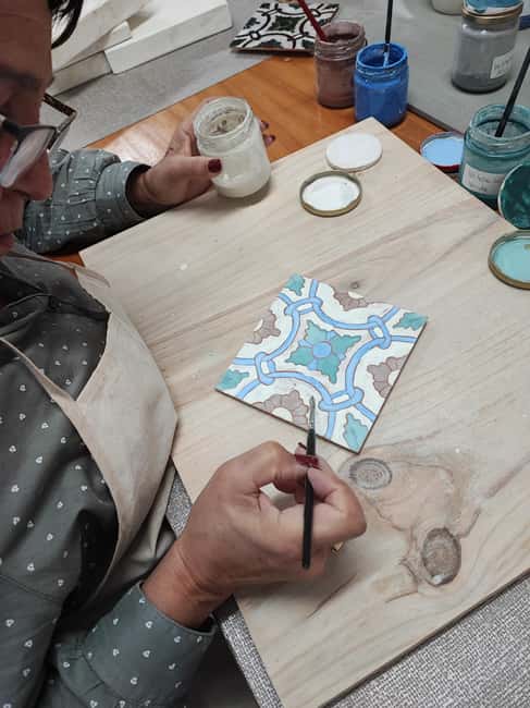 Sintra: Hispanic Moorish Tile Workshop - What You Actually Take Home: One Finished Tile, Fired Later