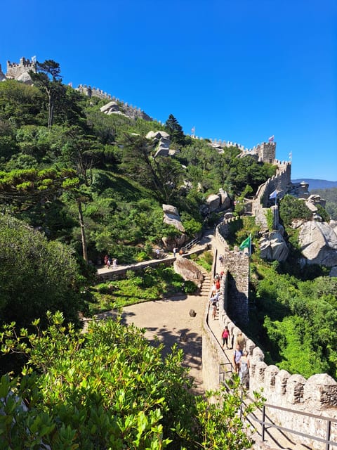 Sintra:Pena Palace,Moorish Castle & Q-Regaleira Private Tour - Cascais: seaside streets and Atlantic views to end the day