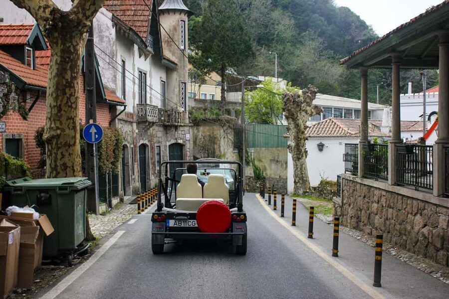Sintra: Vintage electric Tuk Tuk tour, Pena Palace 4/5 hours - Monserrate Palace: quick outside views and a feel for the grounds