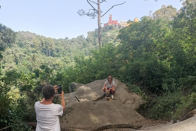 Sintra Walking Tour - National Palace of Sintra: the landmark anchor early on
